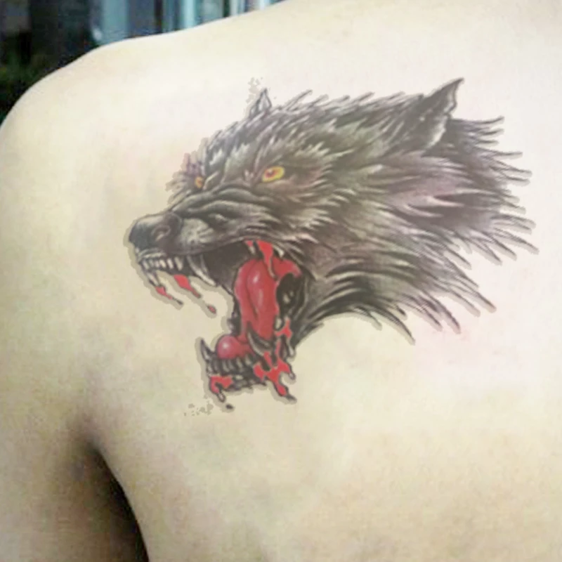 Detail Tato Serigala Simple Nomer 15