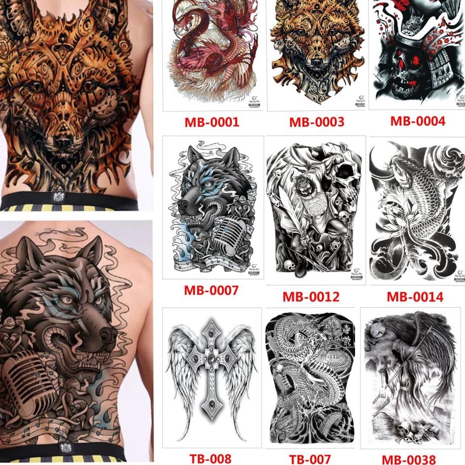 Detail Tato Singa Di Punggung Nomer 24