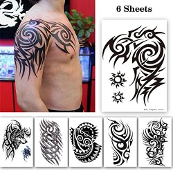 Detail Tato Tribal Warna Nomer 15