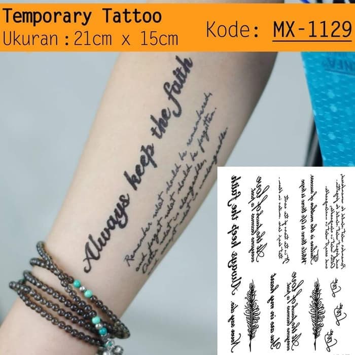 Detail Tato Tulisan Latin Di Tangan Nomer 15