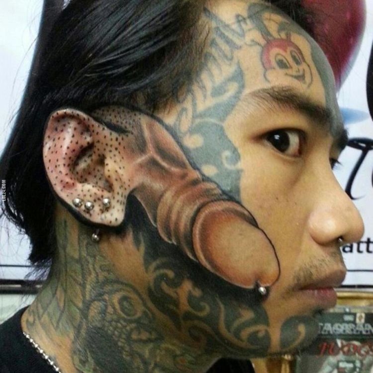 Detail Tato Untuk Di Gambar Di Muka Atau Wajah Nomer 17