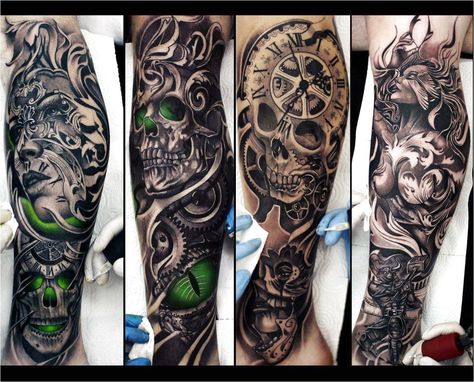 Detail Tatto 3d Di Kaki Nomer 39