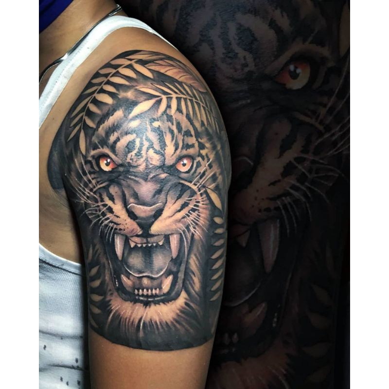 Detail Tatto 3d Di Lengan Nomer 17