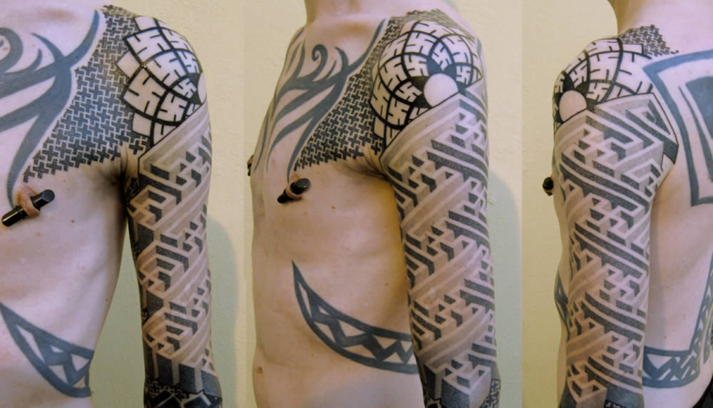 Detail Tatto 3d Tribal Nomer 29