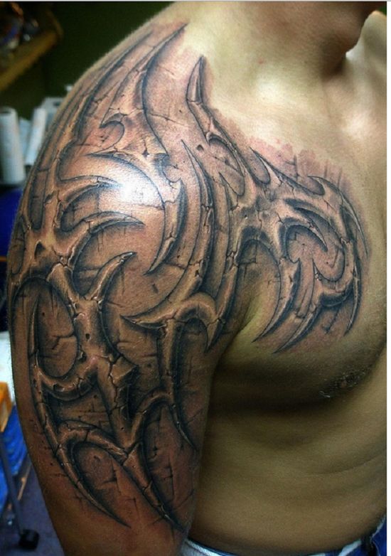 Detail Tatto 3d Tribal Nomer 8