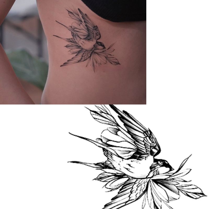 Detail Tatto Gambar Burung Nomer 34