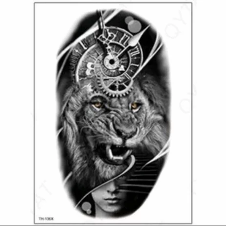 Detail Tatto Singa Nomer 18