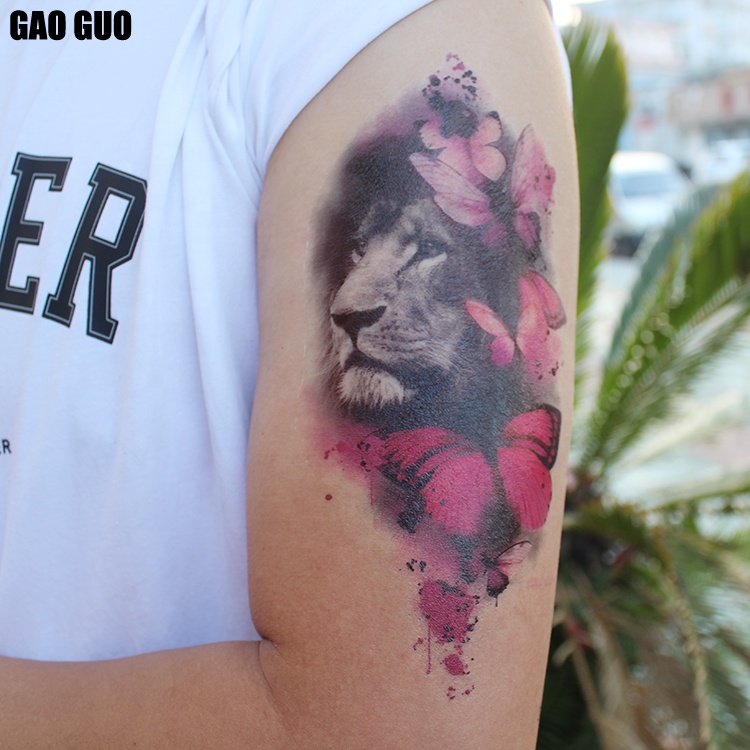 Detail Tatto Singa Nomer 31