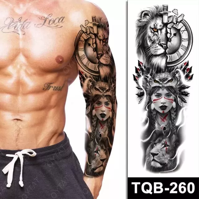 Detail Tatto Singa Nomer 33