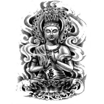 Detail Tattoo Buddha Di Lengan Nomer 12