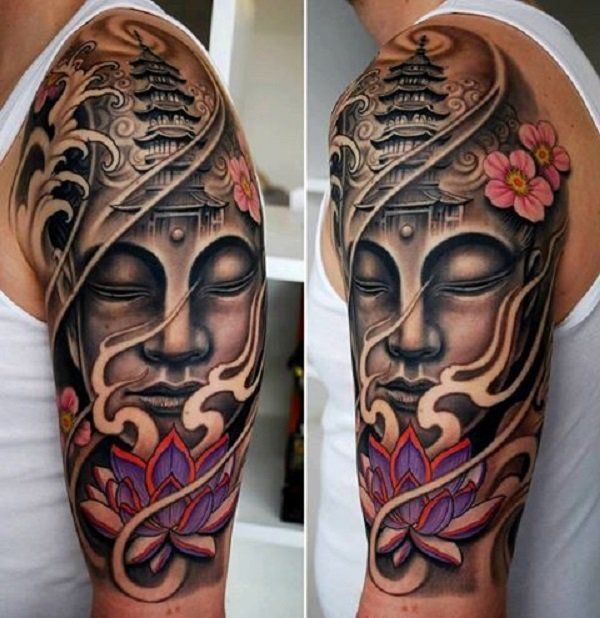 Detail Tattoo Buddha Di Lengan Nomer 3