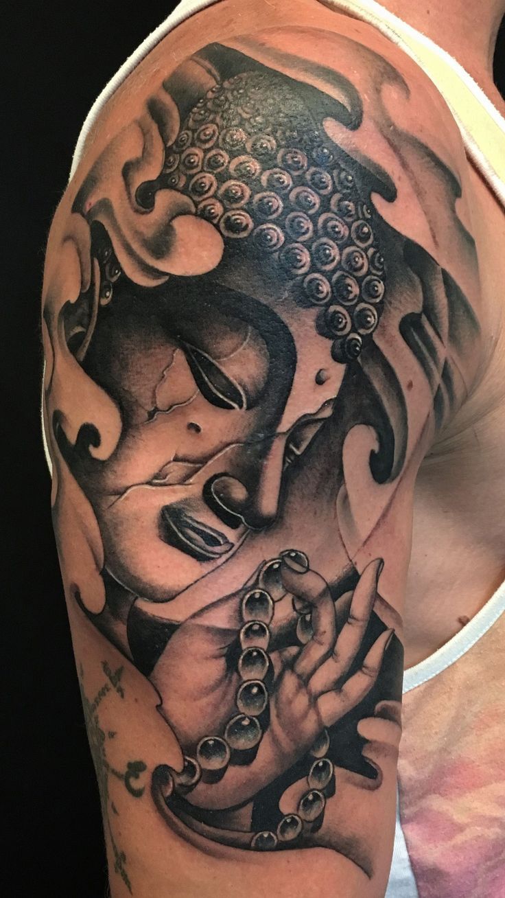 Detail Tattoo Buddha Di Lengan Nomer 31