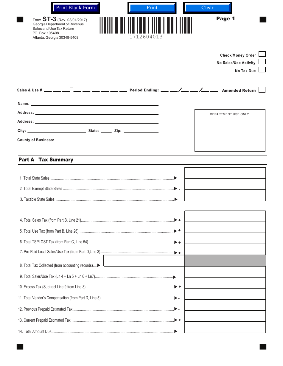 Detail Tax Return Template Nomer 35