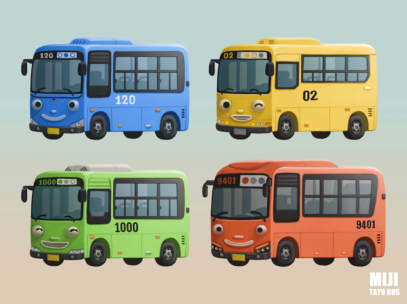 Detail Tayo The Little Bus Vector Nomer 6