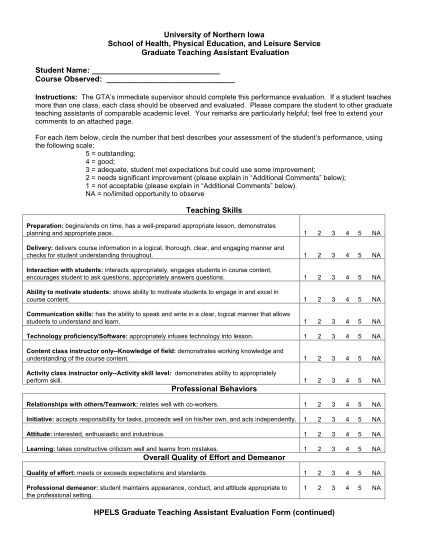 Detail Teacher Appraisal Template Nomer 45