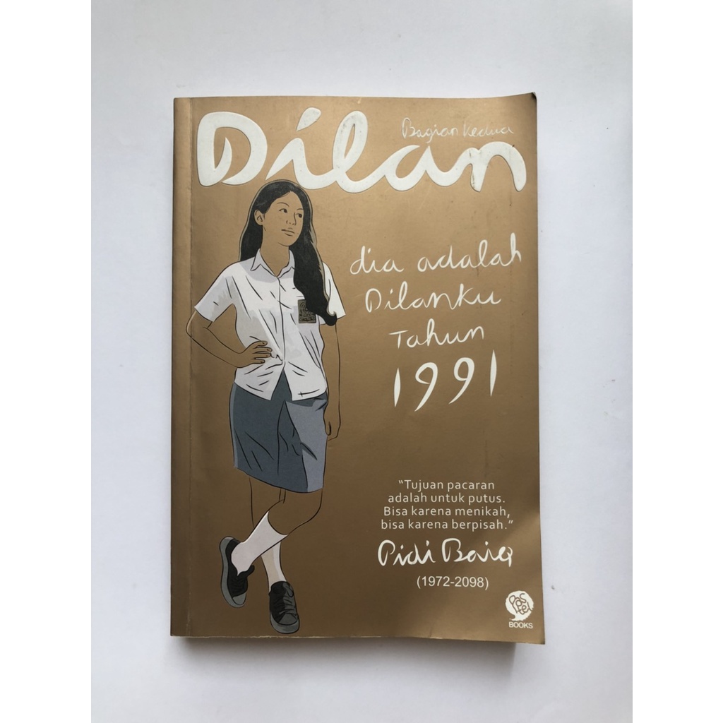 Detail Tebal Buku Dilan 1991 Nomer 13