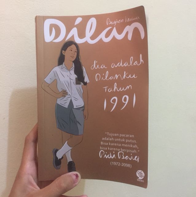 Detail Tebal Buku Dilan 1991 Nomer 20