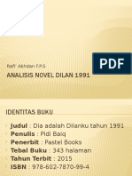 Detail Tebal Buku Dilan 1991 Nomer 33