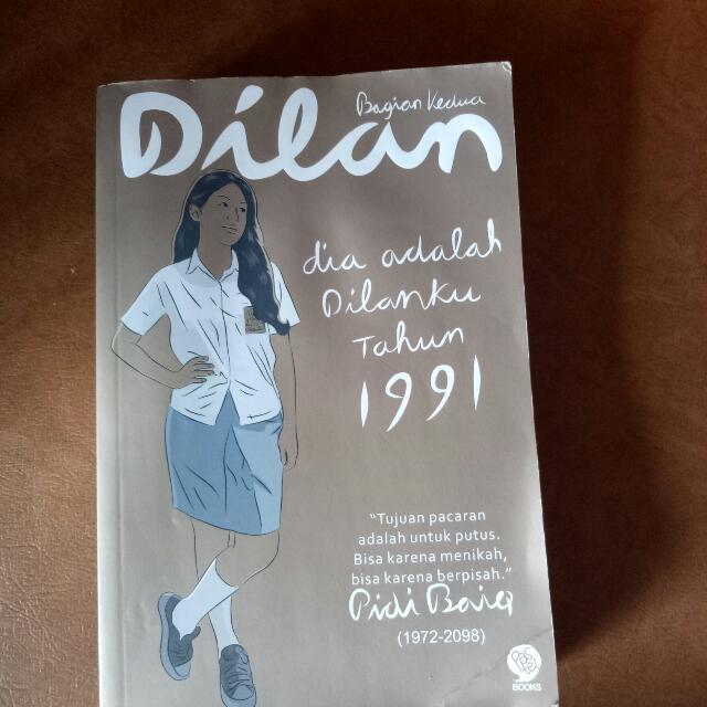 Detail Tebal Buku Dilan 1991 Nomer 5