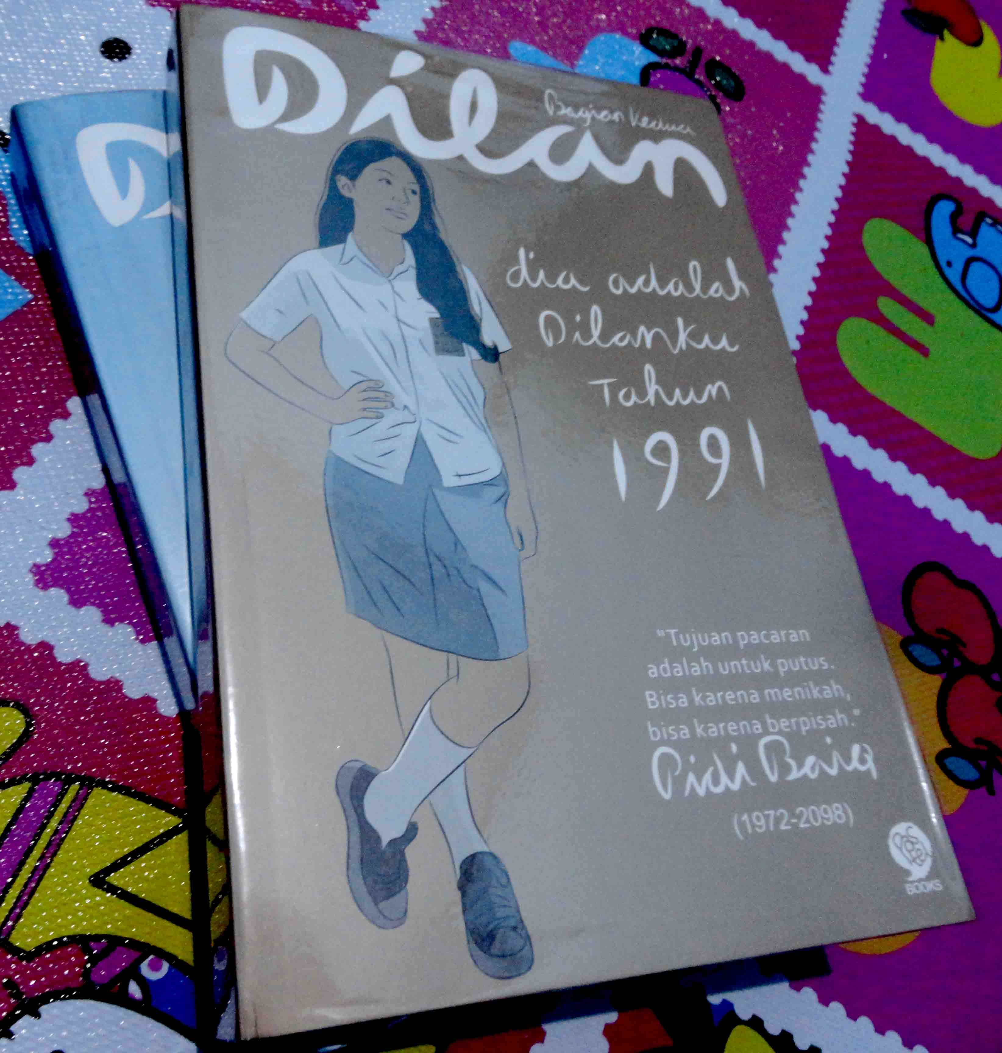 Detail Tebal Buku Dilan 1991 Nomer 39