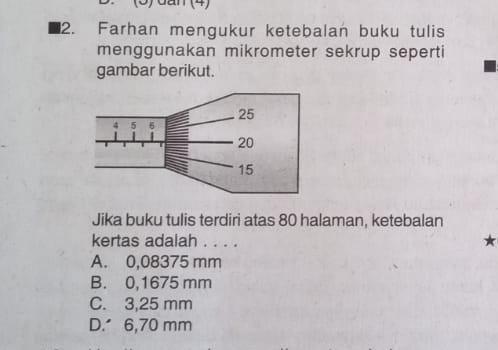 Detail Tebal Kertas Buku Tulis Nomer 7