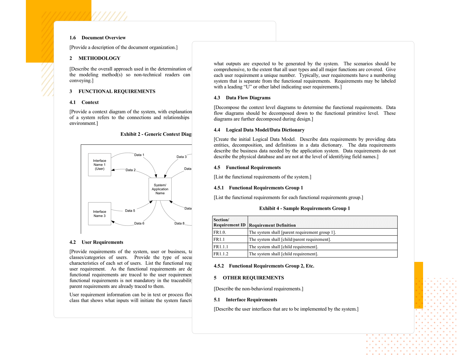 Detail Technical Specification Template Nomer 43