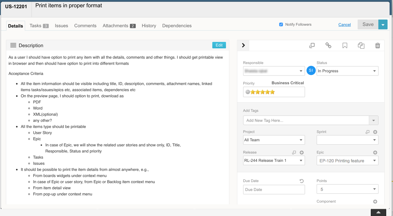 Detail Technical Story Template Nomer 26