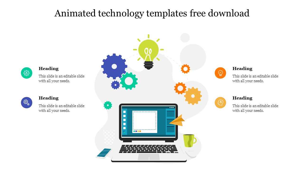 Detail Technology Ppt Template Nomer 35