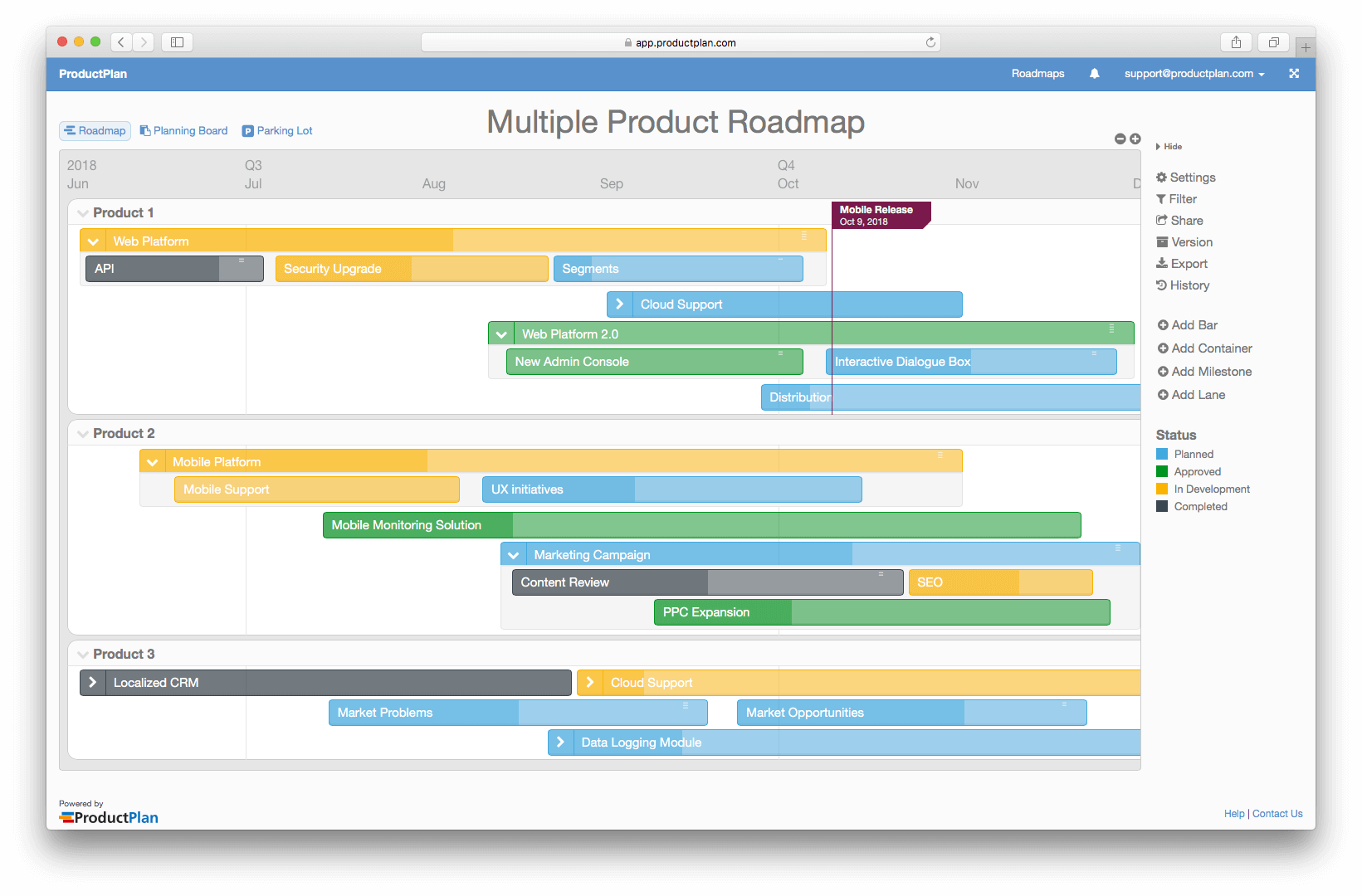 Detail Technology Roadmap Template Nomer 35