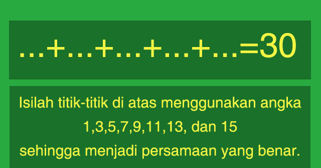 Detail Teka Teki Gambar Matematika Beserta Jawabannya Nomer 21