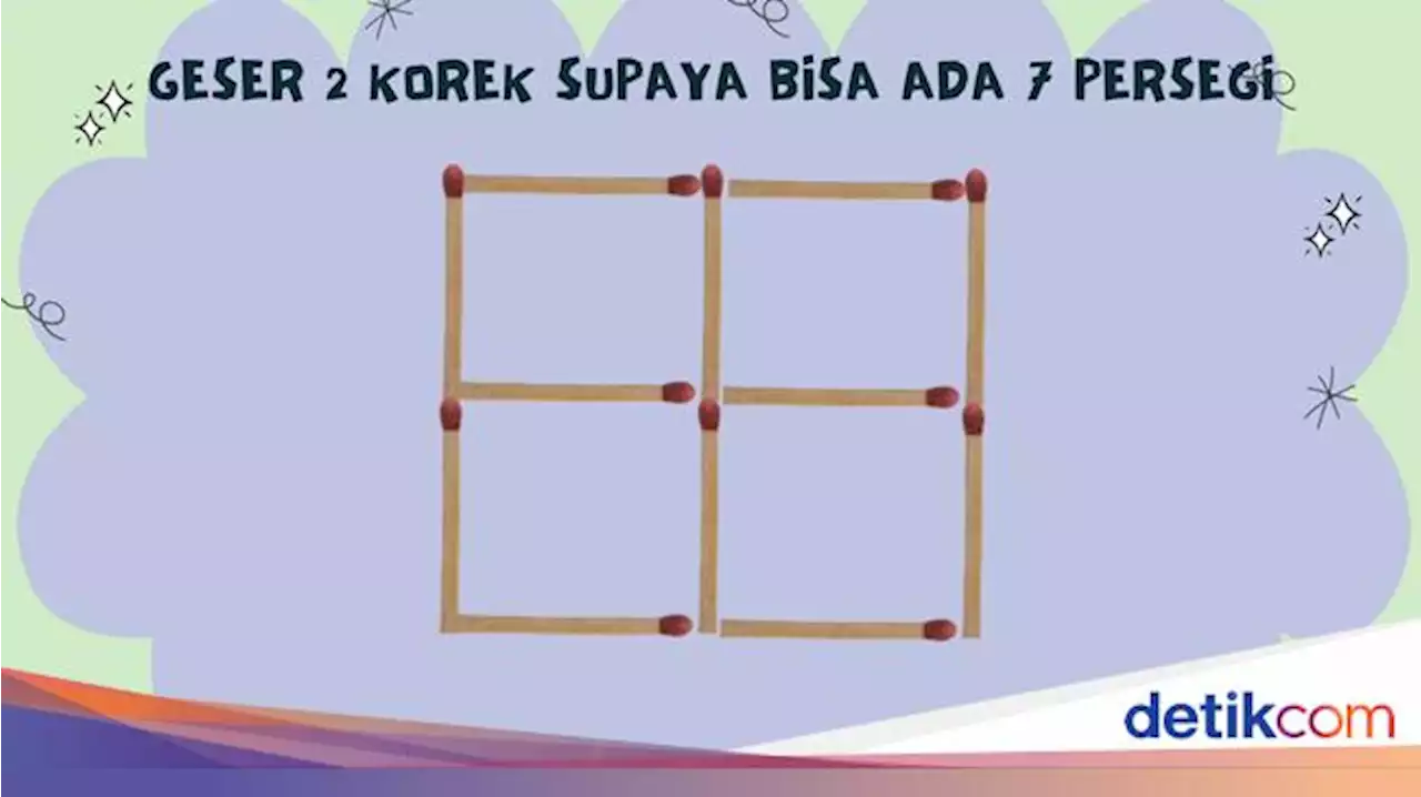 Detail Teka Teki Korek Api Persegi Nomer 40