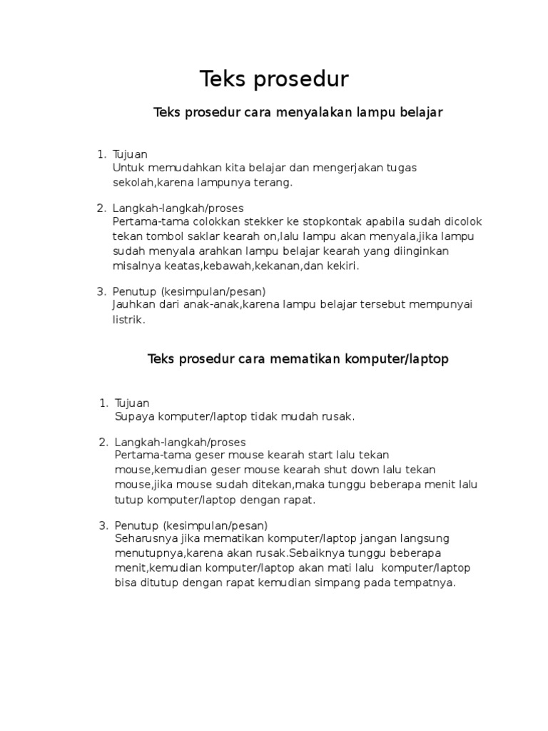 Download Teks Prosedure Komputer Beserta Gambar Nomer 6