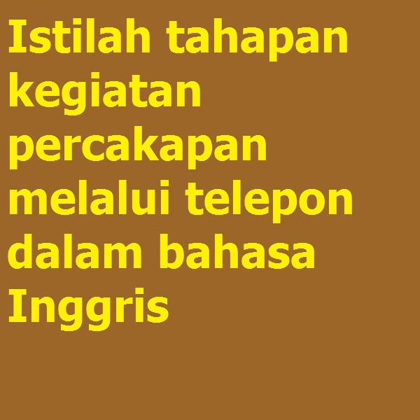 Detail Telepon Bahasa Inggris Nomer 52