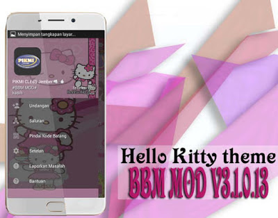 Detail Tema Bbm Android Hello Kitty Nomer 22