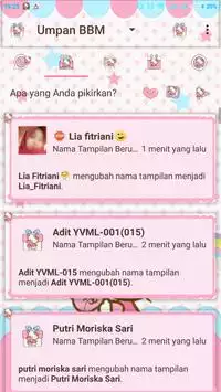 Detail Tema Bbm Android Hello Kitty Nomer 25