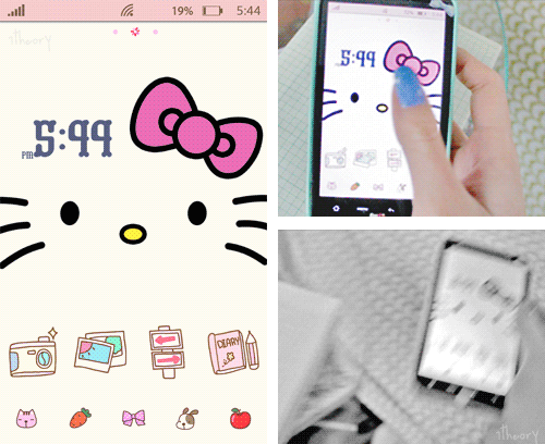 Detail Tema Bbm Android Hello Kitty Nomer 28