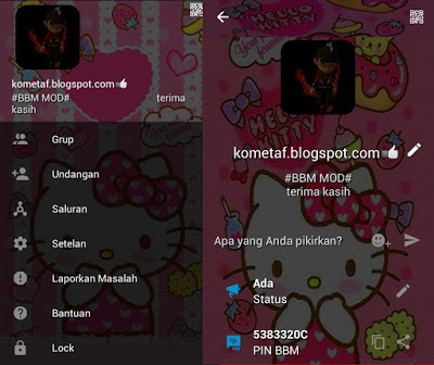 Detail Tema Bbm Android Hello Kitty Nomer 33