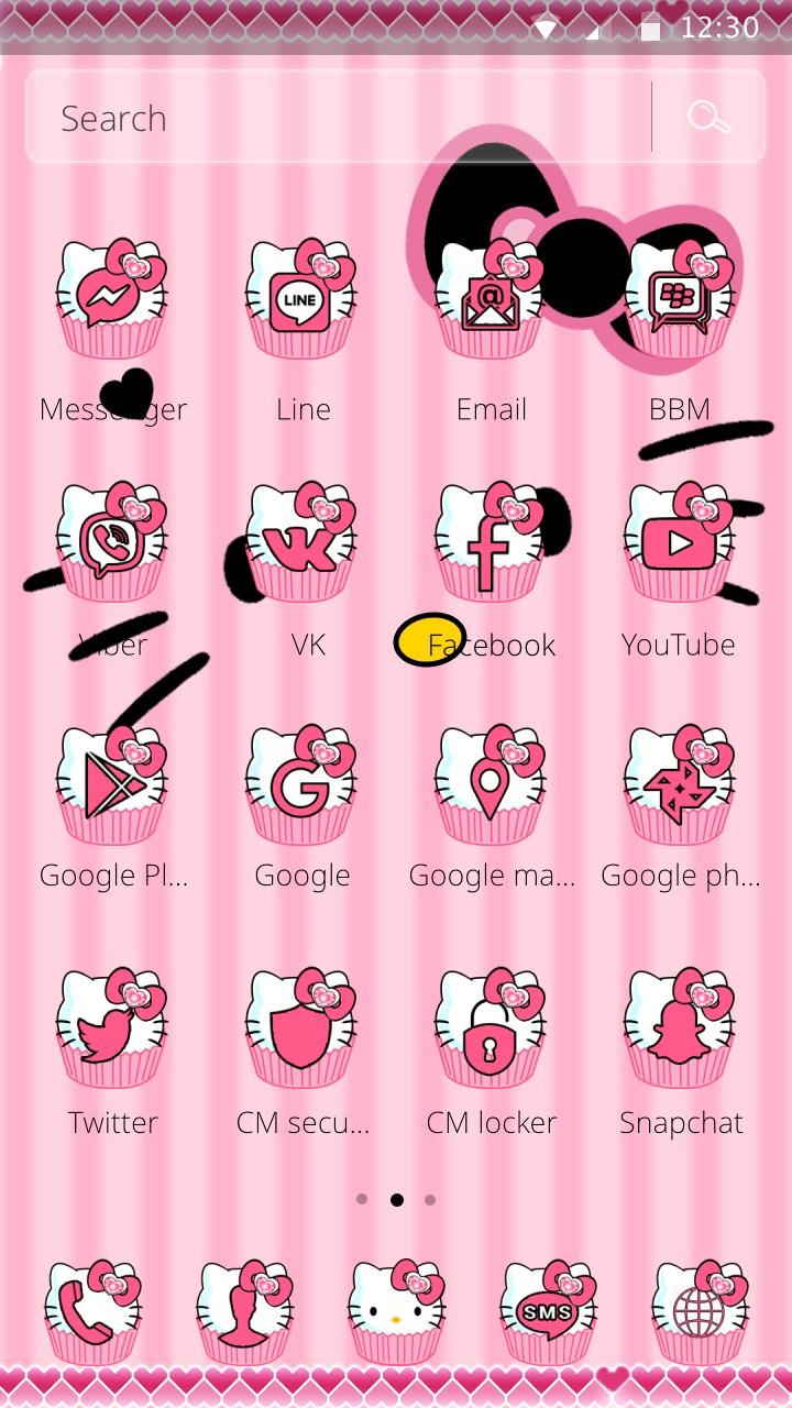 Detail Tema Bbm Android Hello Kitty Nomer 5