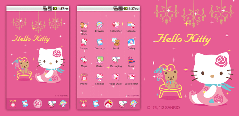 Detail Tema Bbm Hello Kitty Untuk Android Nomer 35