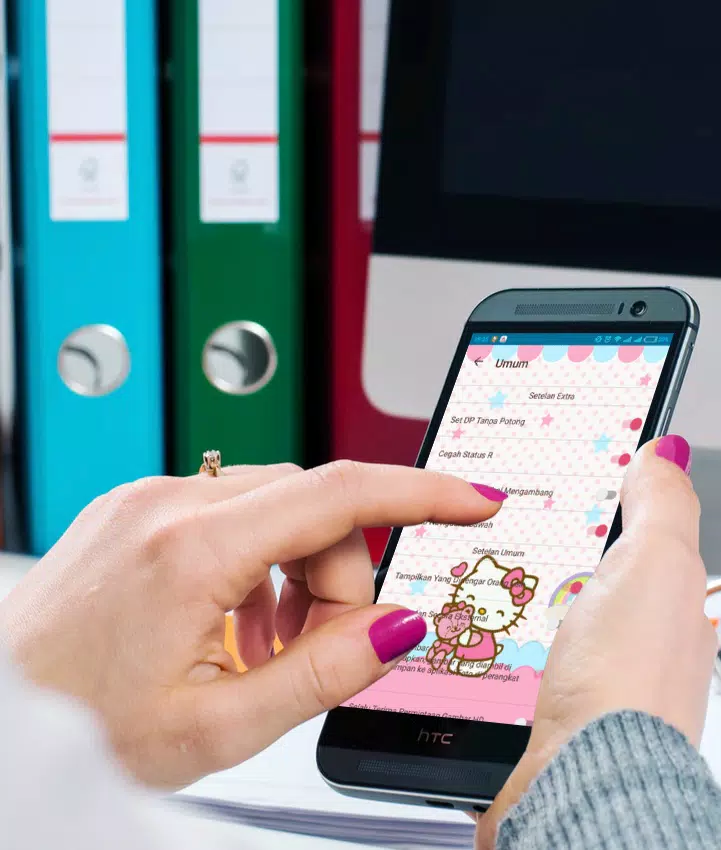 Detail Tema Bbm Hello Kitty Untuk Android Nomer 3