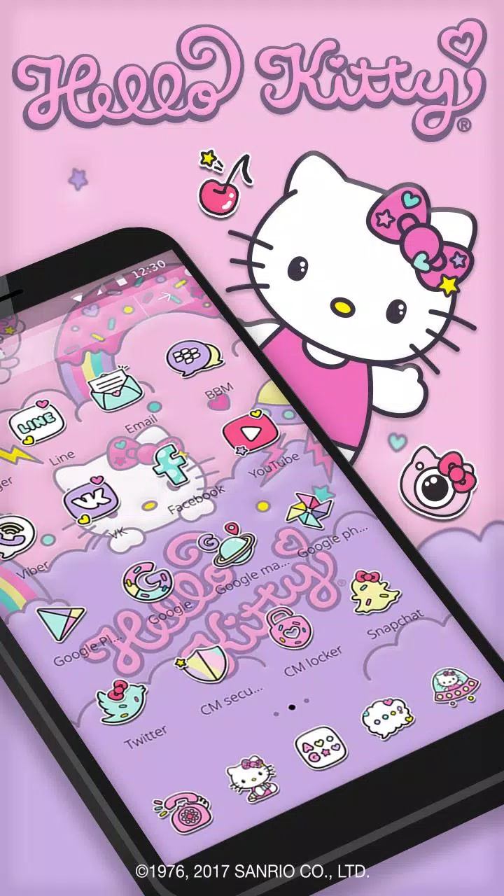 Detail Tema Hello Kitty Samsung Nomer 8