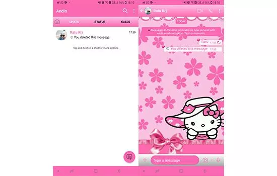 Detail Tema Hello Kitty Ungu Nomer 7