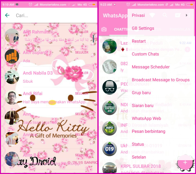 Detail Tema Whatsapp Hello Kitty Nomer 20