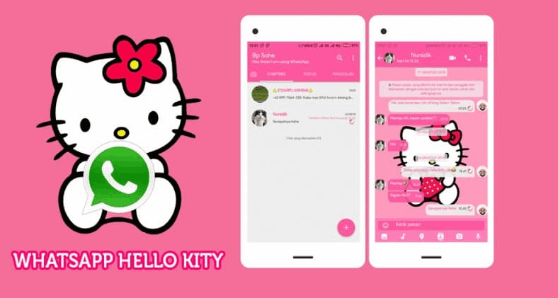 Detail Tema Whatsapp Hello Kitty Nomer 21
