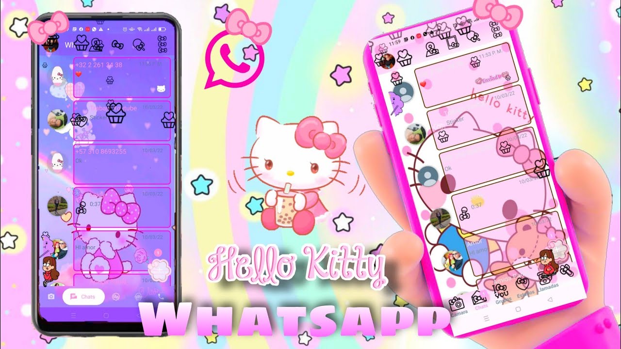 Detail Tema Whatsapp Hello Kitty Nomer 23