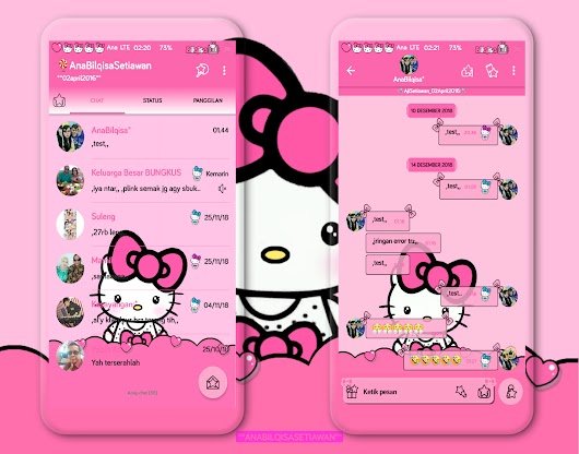 Detail Tema Whatsapp Hello Kitty Nomer 8
