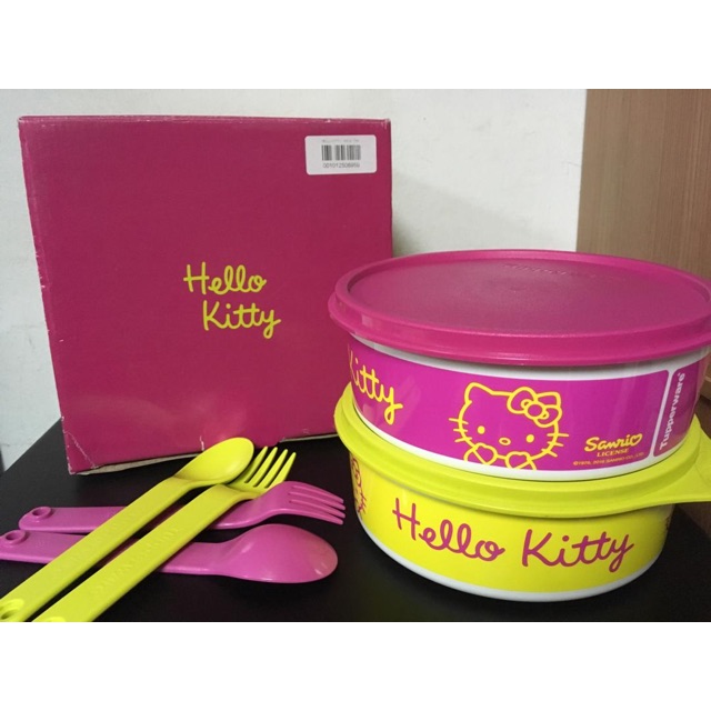 Detail Tempat Makan Hello Kitty Tupperware Nomer 12