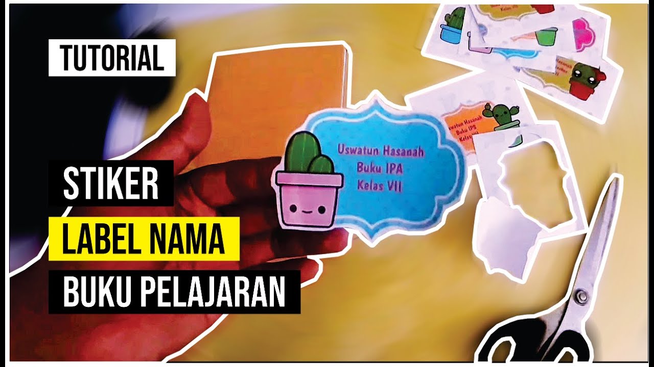 Detail Tempelan Nama Buku Nomer 41