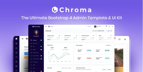 Detail Template Admin Bootstrap Premium Nomer 13