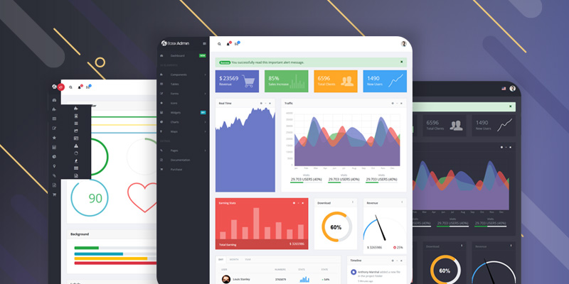Detail Template Admin Bootstrap Premium Nomer 45